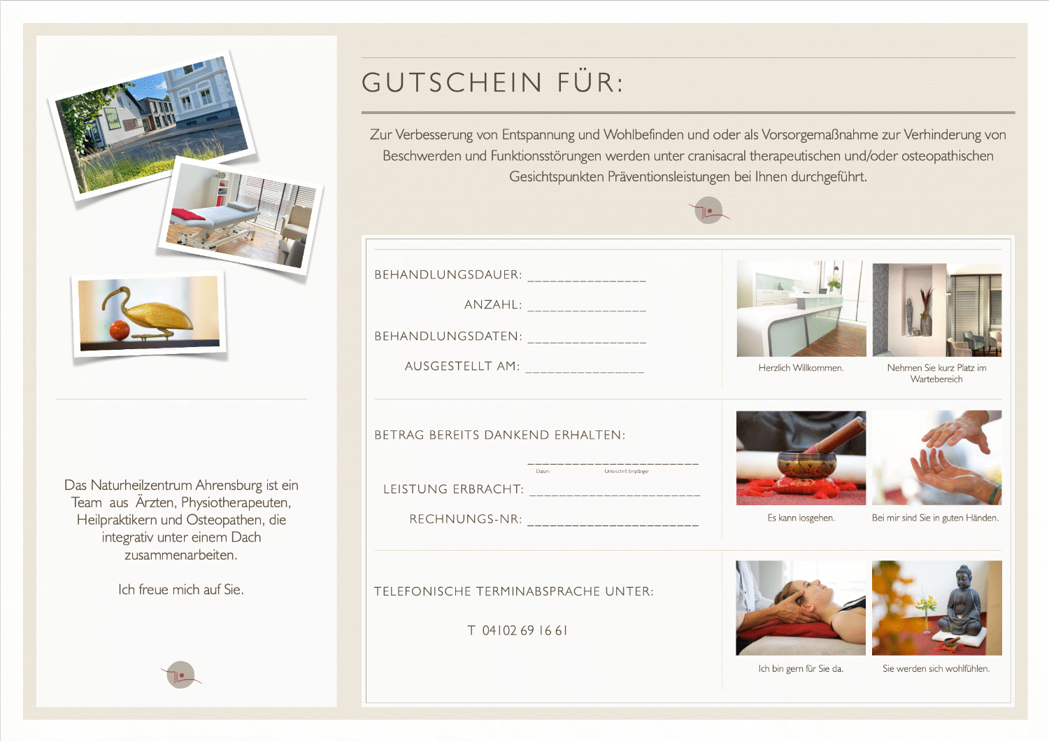 Gutschein Innenseite